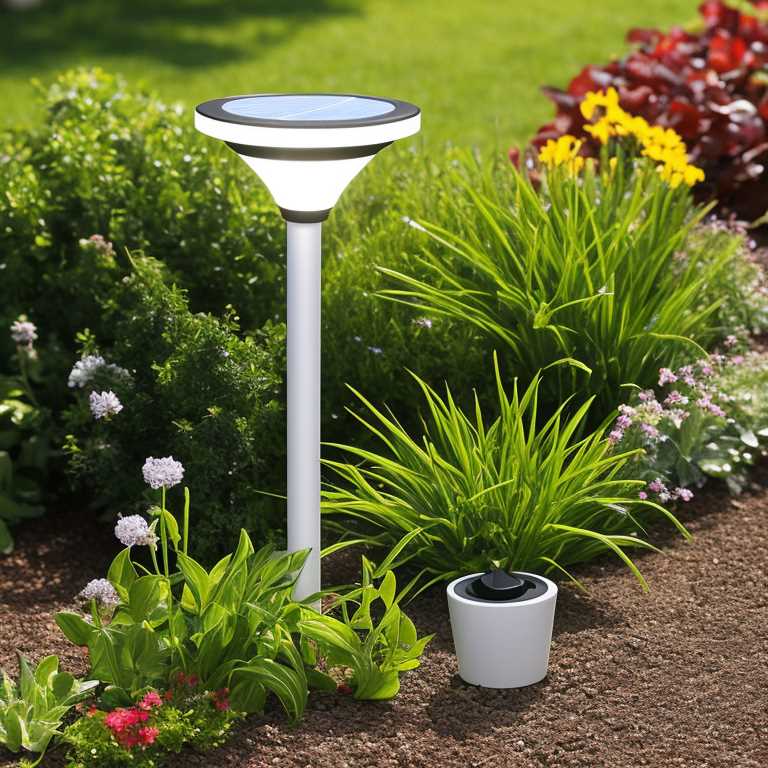 Solar Powered Ground Light